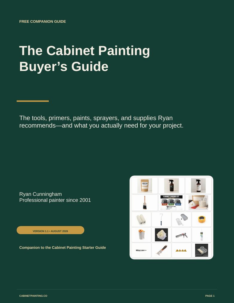 Cabinet Painting Buyer’s Guide Version 1.1 cover